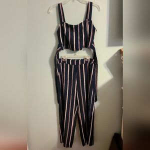 Shein  2piece cropped top /w pants